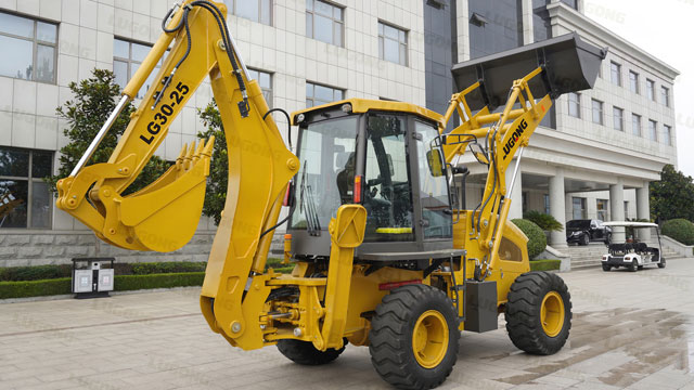 LG30-25 backhoe loader