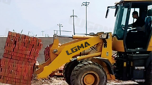 LGMA wheel loaders in the construction