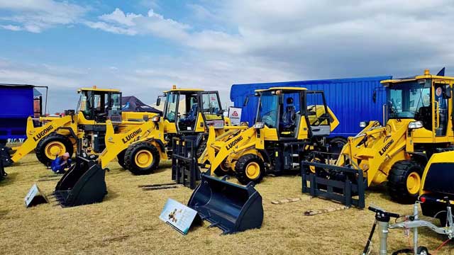 Lugong Wheel loader at Nampo Expo South Africa