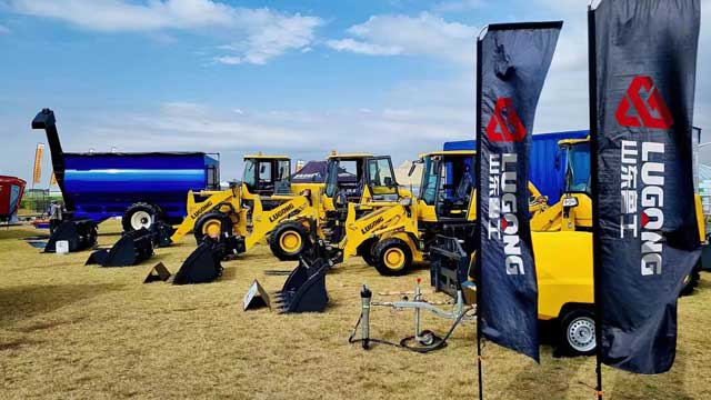 Lugong Wheel loader at Nampo Expo South Africa